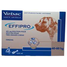 effipro spot-on très grand chien 4 pipettes (VIRBAC)