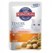 science plan feline adulte light poulet sachet 85g x12 (HILL's)