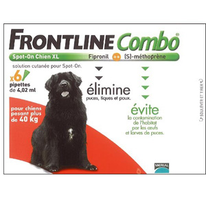 frontline combo spot-on XL 6 pipettes (MERIAL)