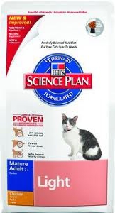 science plan feline mature light 1.5kg (HILL's)