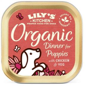 LK dog puppy organic barquette 150g (LILY's Kitchen)