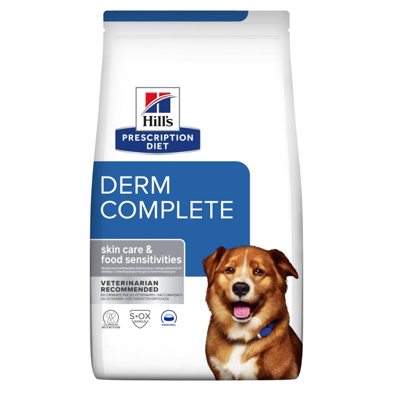 Pdiet canine Derm complete 12kg (HILL's)