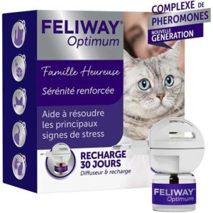 Feliway optimum diffuseur +  recharge  48ml (CEVA)