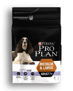 Proplan dog adulte 7+ medium large poulet 3kg (PURINA)