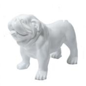 statue bouledogue anglais uni L60cm