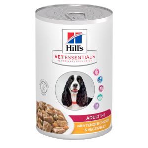 vet essentials canine adult boite poulet 363g x12 (HILL'S)