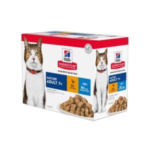 science plan feline mature mixte sachet 85g x12 (HILL's)