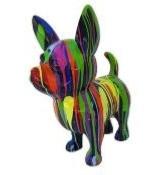 statue chihuahua motif L40cm