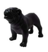 statue bouledogue anglais uni L90cm