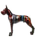 statue dogue allemand motif L120cm