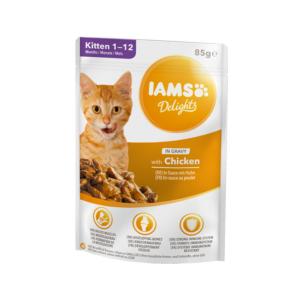 iams delights cat kitten poulet sachet 85g (IAMS)