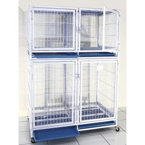 Module 2 cages hospitalisation 1x L110xP71xH65cm + 1x L110xP71xH75cm  (DIV)