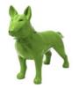 statue bull terrier uni L60cm