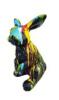 statue résine lapin motif  H115cm