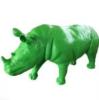 statue résine rhinoceros uni L110cm