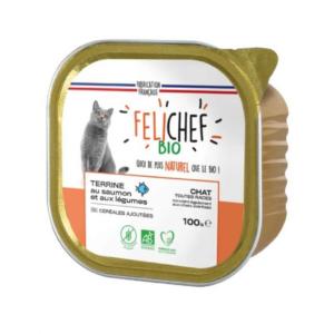 Felichef terrine saumon barquette 100g (SAUVALE)