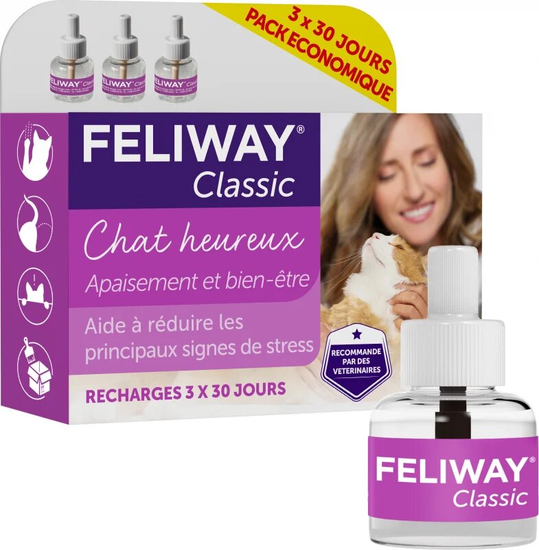 Feliway classic recharge 3x 48ml (CEVA)