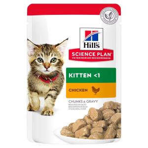 science plan feline kitten poulet sachet 85g x12 (HILL's)