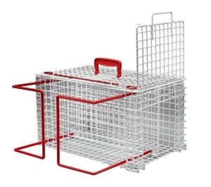 Cage de contention chat en métal plastifié (EICKEMEYER)*