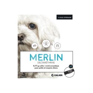 Collier Merlin petit moyen chien (DECHRA)