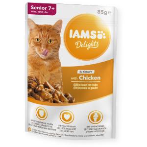 iams delights cat senior poulet poulet sachet 85g (IAMS)