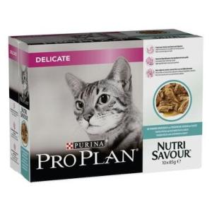 proplan cat adult delicate sachet 85g x10 (PURINA)