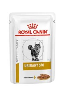 Vdiet cat urinary S/O morceaux sachet fraicheur 85g  x12 (ROYAL CANIN)