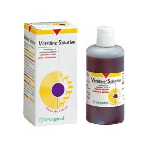 vétédine solution 10% 120ml (VETOQUINOL)