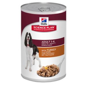 science plan canine adulte dinde boite 370g x12 (HILL'S)