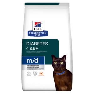 Pdiet féline M/D diabetes care 1.5kg (HILL's)