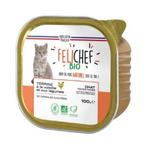 Felichef terrine volaille barquette 100g (SAUVALE)