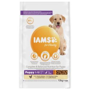 iams vitality dog puppy large poulet 12kg (IAMS)