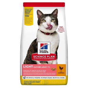 science plan feline mature light 1.5kg (HILL's)