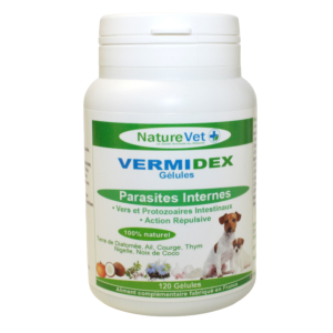 Vermidex gélule chien 120gél. (NATUREVET)