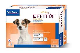 Effitix petit chien 4pipettes (VIRBAC)