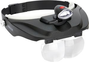 Lampe frontale loupe Magnivizor Deluxe (CARSON)**
