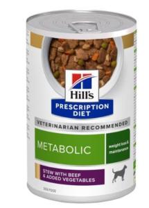 Pdiet canine Metabolic mijoté boite 354g x12 (HILL's)