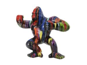 statue résine gorille motif  H190cm