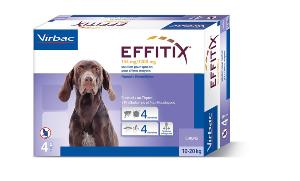 Effitix chien moyen 4pipettes (VIRBAC)