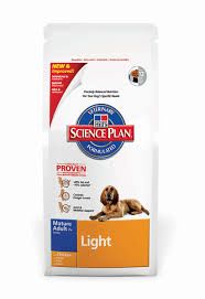 science plan canine mature +7 light 2.5kg (HILL's)