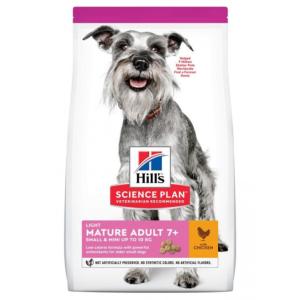 science plan canine mature +7 light mini 2.5kg