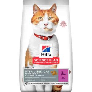 science plan feline adulte stérilisé canard 3kg (HILL's)