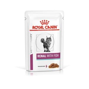 Vdiet cat renal poisson sachet 85g  x12 (ROYAL CANIN)