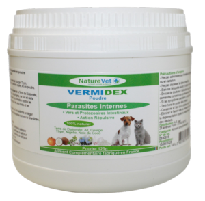 Vermidex poudre chien chat 125g (NATUREVET)