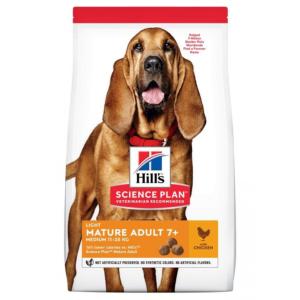 science plan canine mature +7 light medium 14kg (HILL's)