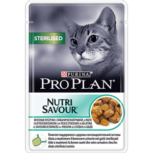 proplan cat adulte sterilised poisson sachet 85g x10 (PURINA)