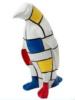 statue résine pingouin motif  H40cm