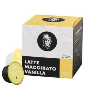 Capsules Latte Macchiato vanille 10x16 (KAFFEKAPSLEN)