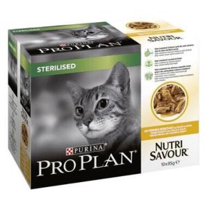 proplan cat adult sterilised poulet sachet 85g x10 (PURINA)