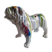 statue bouledogue anglais motif L90cm